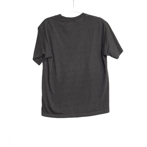 Charcoal Gray Crewneck Short Sleeve T-Shirt S Unisex Cotton Blend M - Picture 6 of 10